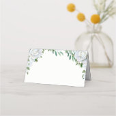 Witte Rozen Groen Bladgroen Bruiloft (Voorkant)