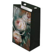 Witte Rozen Klein Cadeauzakje (Achterkant Gekanteld)