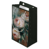 Witte Rozen Klein Cadeauzakje (Voorkant Gekanteld)