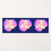 Witte rozen met regendruppels yogamat (Voorkant (horizontaal))