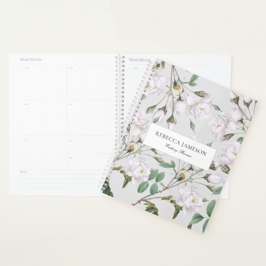 witte rozen planner (Display)