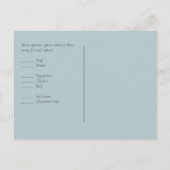 Witte rozen Sage Eucalyptus Lemon Yellow RSVP Briefkaart (Achterkant)