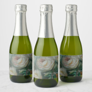 Witte Rozen Sparkling Wijnetiket