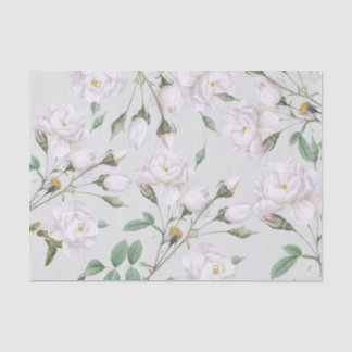 witte rozen tissuepapier