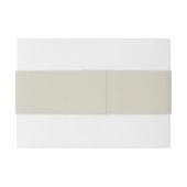 Witte Rozen Uitnodiging Belly Band Uitnodigingen Wikkel (Achterkant Voorbeeld)