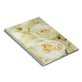 Witte rozen van therosegarden notitieboek (Rechterzijde)