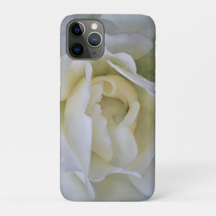 Witte Rozenblaadjes Waterverf Stijl Kunst Telefoon iPhone 11 Pro Hoesje