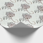 witte rozenbloem cadeaupapier (Hoek)