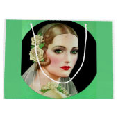 witte rozenbrij groot cadeauzakje (Achterkant)