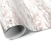 Witte Rustige wijnbouw Wood Cadeaupapier (Rol Hoek)