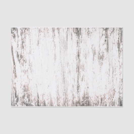 Witte Rustige wijnbouw Wood Tissuepapier (Voorkant)