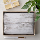 Witte Rustige wijnbouw Wood Tissuepapier (Geschenk)