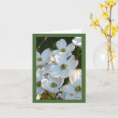 Witte (Ruwe) Kornoelje Kaart (Gele Bloem)