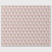 Witte schapen cadeaupapier (Vlak)