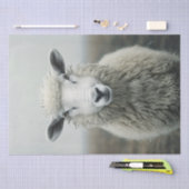 Witte schapen foto Decoupage Tissuepapier (Craft)