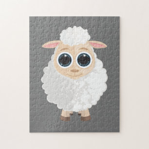 Witte Schapen Legpuzzel