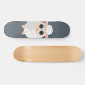 Witte schapen skateboard (Horizontaal)