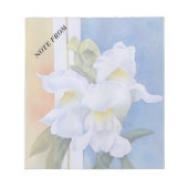 WITTE SCHEMA DRAGONS NOTA PAD NOTITIEBLOK (Voorkant)