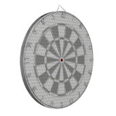 Witte scherpe punten dartbord (Voorkant Links)