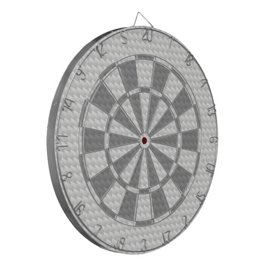 Witte scherpe punten dartbord (Voorkant Links)