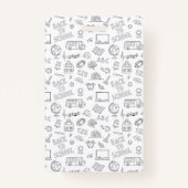 Witte School Iconen Homeschool Educator ID Badge (Achterkant)