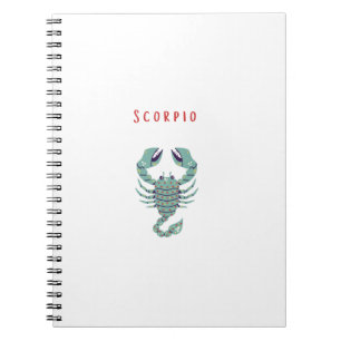 Witte Schorpioen, sterrenbeeld, sterrenbeeld Notitieboek