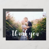 Witte Script Overlay Bedankt (Voorkant / Achterkant)