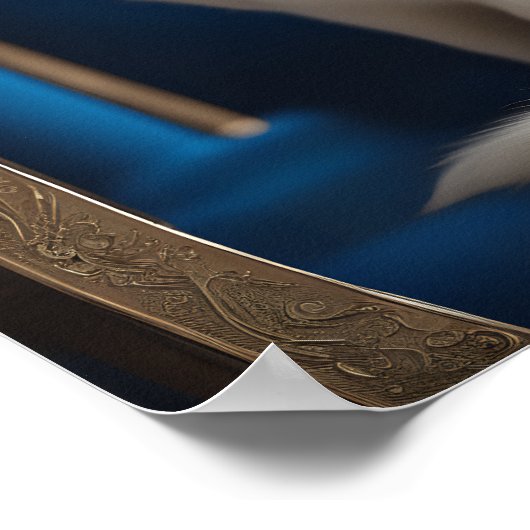 Witte Siamese kat Poster (Hoek)