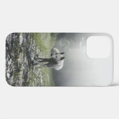 Witte Siberische Husky Case-Mate iPhone Case (Achterkant (horizontaal))