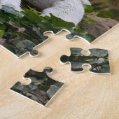 Witte Siberische tijger Legpuzzel (Zijkant)