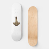 Witte skateboard van Gold Thor (Voorkant)