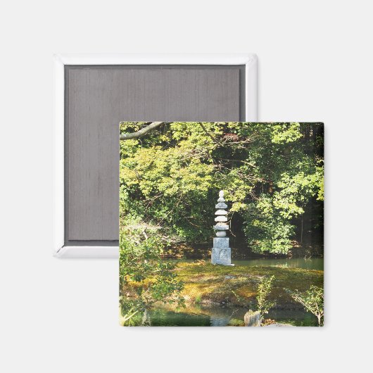 Witte Slang Pagode / Hakuja No Tsuka Magneet (Voorkant / Achterkant)