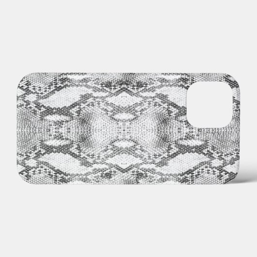 Witte Slang Skin Print Case-Mate iPhone Case (Achterkant (horizontaal))