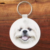 Witte sleutelhanger (Voorkant)