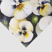  witte slipjes waterverf schilderij tissuepapier (Detail)