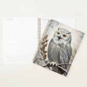  witte sneeuw uil winter planner (Display)