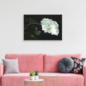 Witte Sneeuwbal Hortensia - Annabelle Canvas Afdruk (Insitu (Woonkamer))
