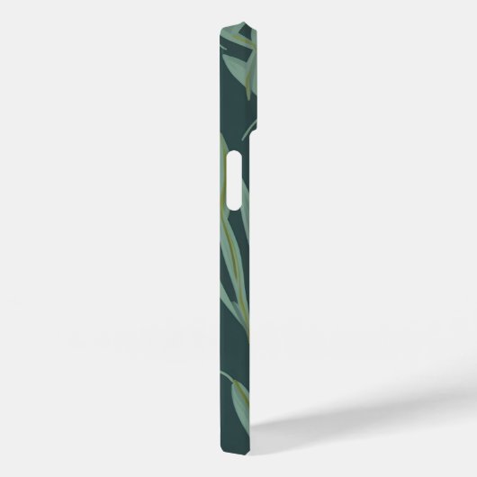 Witte sneeuwklokjes bloemen op groen Case-Mate iPhone case (Achterkant / Rechts)
