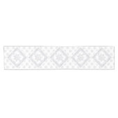 Witte sneeuwvlok korte tafelloper (Horizontaal)