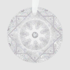 witte sneeuwvlok ornament