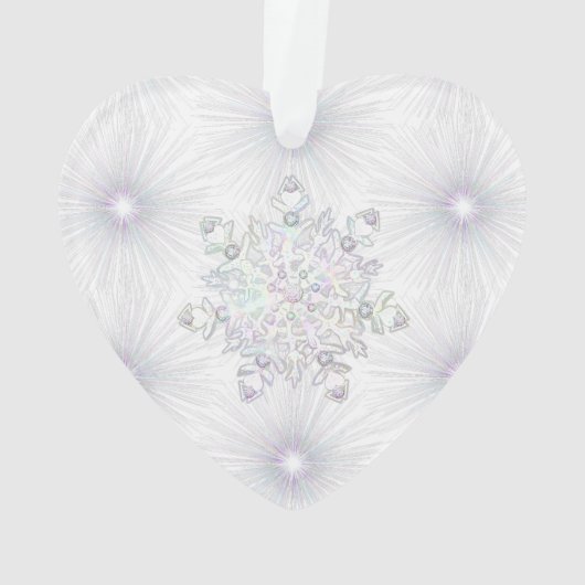 witte sneeuwvlok ornament (achterkant)