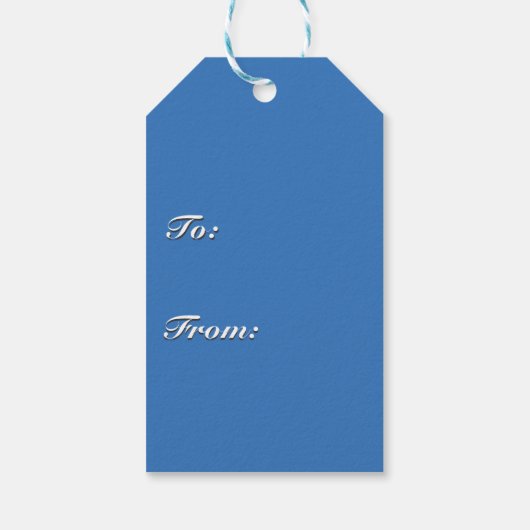 Witte sneeuwvlok print, achtergrond cadeaulabel (Achterkant)