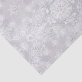 Witte sneeuwvlok tissuepapier (Detail)