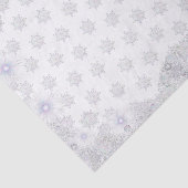 witte sneeuwvlok tissuepapier (Detail)