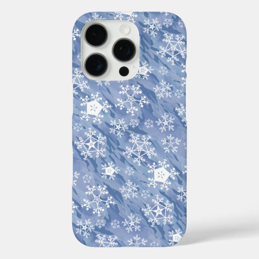 Witte sneeuwvlokken Case-Mate iPhone case (Achterkant)