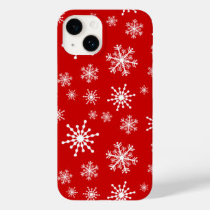 Witte Sneeuwvlokken Case-Mate iPhone 14 Hoesje