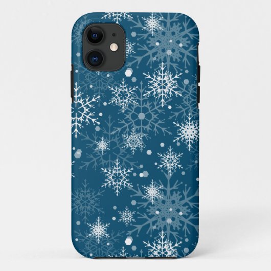 Witte sneeuwvlokken Case-Mate iPhone case (Achterkant)