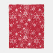 Witte sneeuwvlokken, deken (Voorkant)