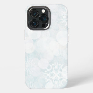 Witte sneeuwvlokken en Bokeh-lichten iPhone 13 Pro Hoesje