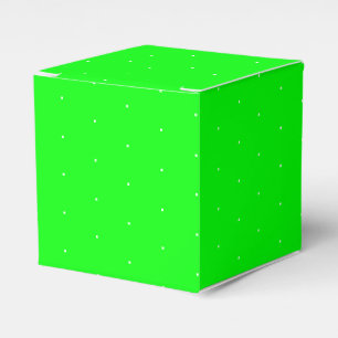 Witte sneeuwvlokken kleine kleine stippen neon gro bedankdoosjes